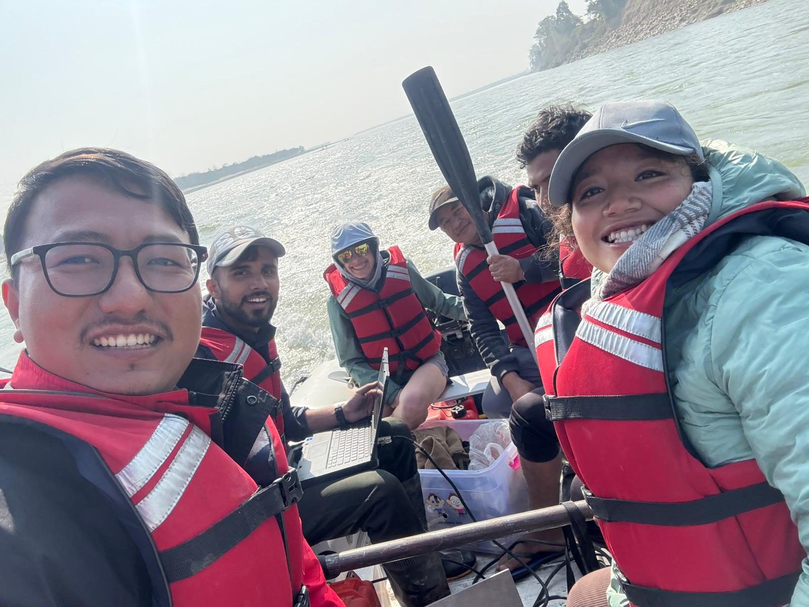 Ashok Ghimire fieldwork